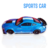 blue sports car